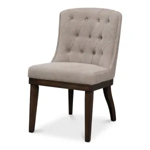 Sarreid - Lyra Side Chair - Beige - Transitional