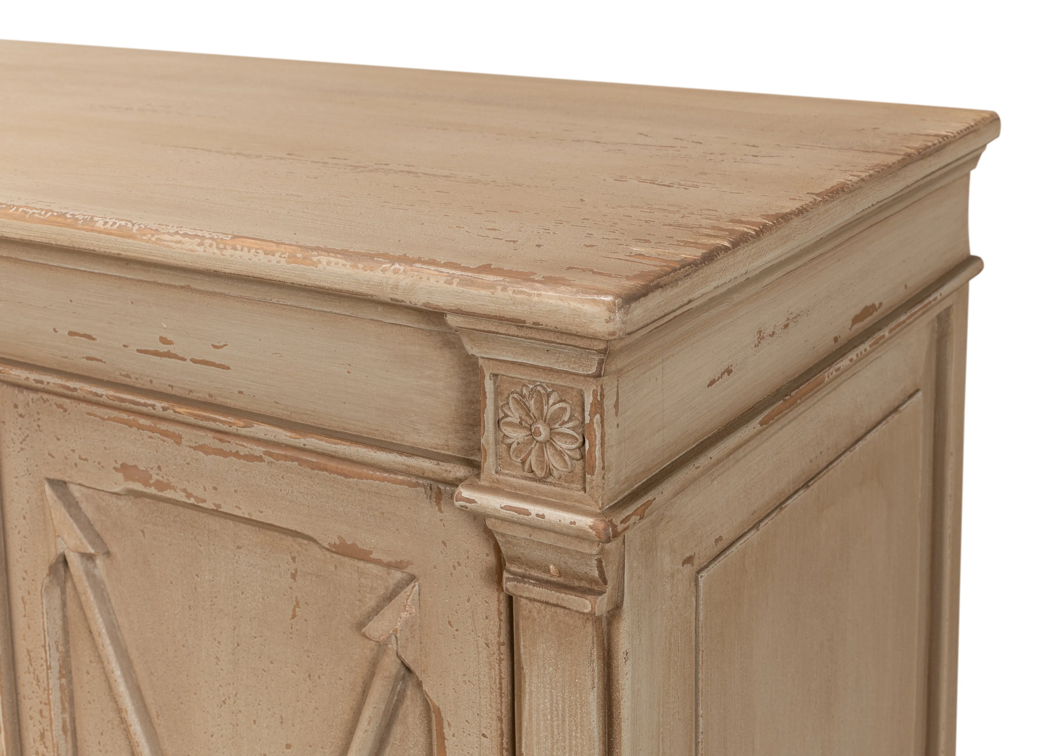 Sarreid - Marksman Sideboard  Dark Beige - Beige - Traditional