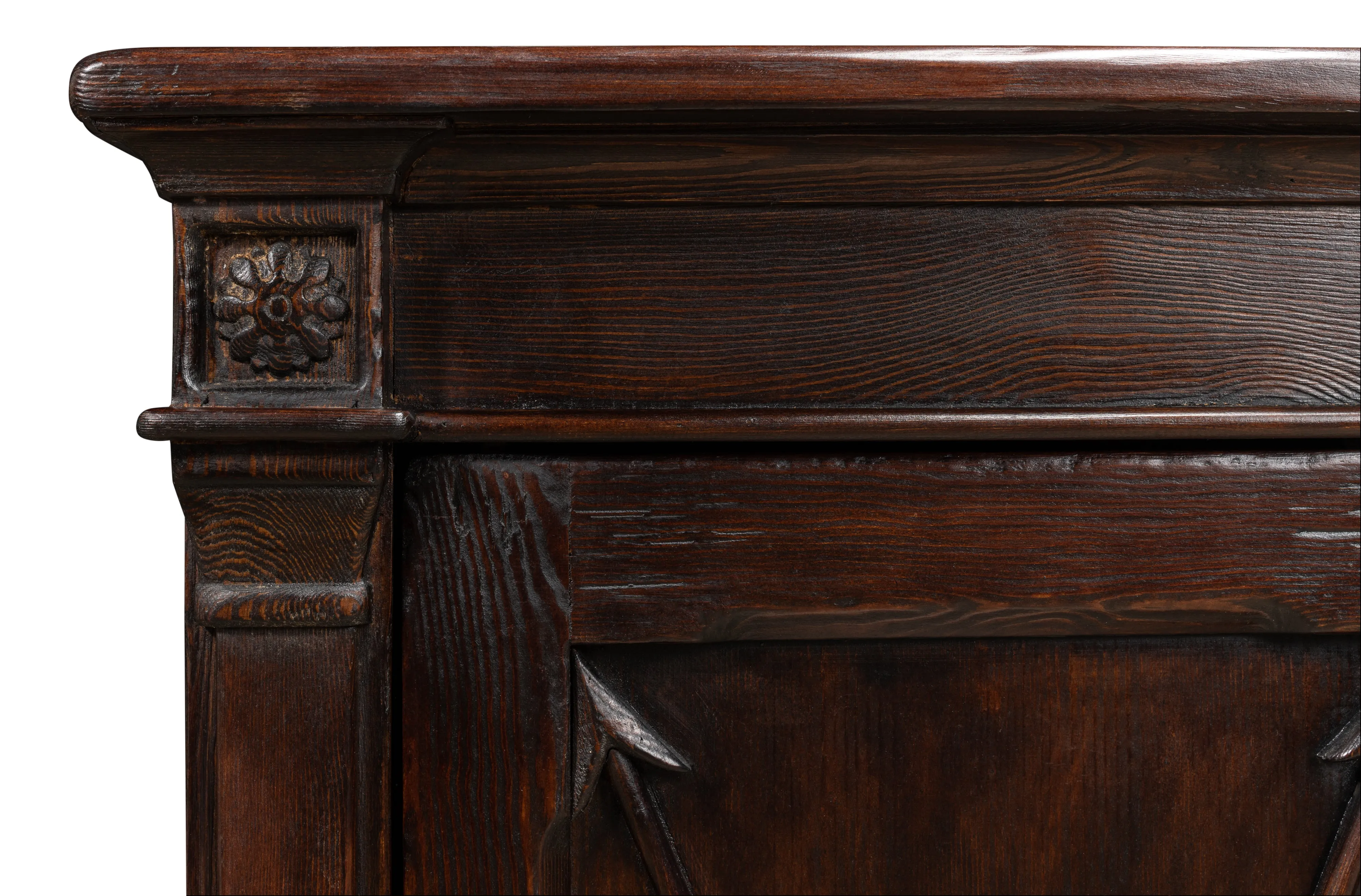 Sarreid - Marksman Sideboard  Dark Brown - Brown - Traditional