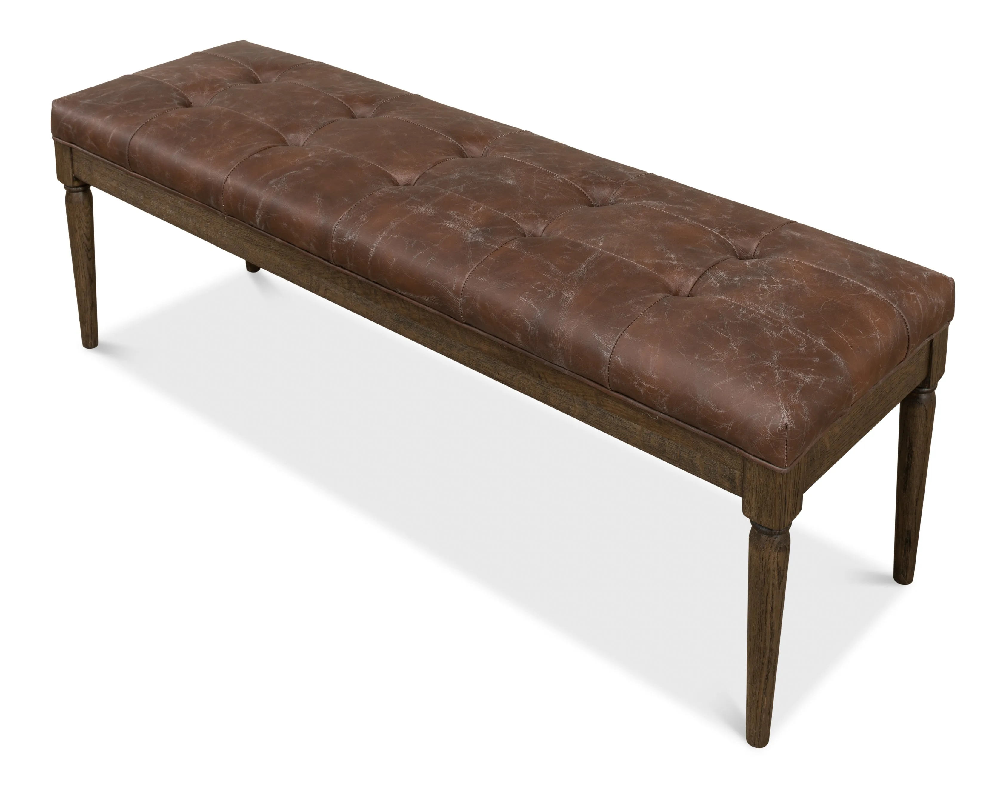 Sarreid - Newton Bench - Brown - Traditional