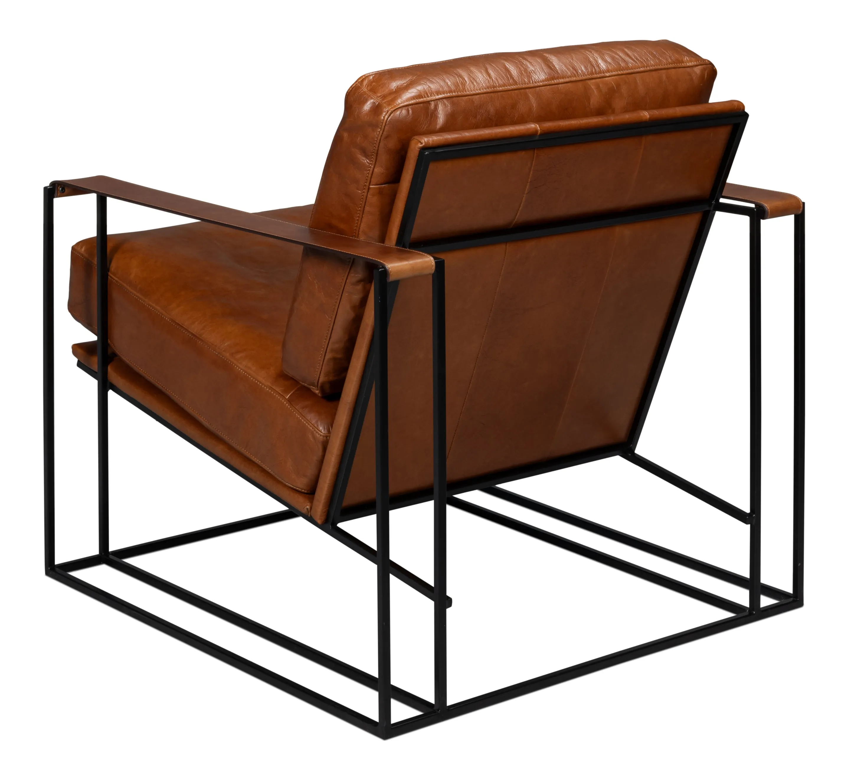 Sarreid - Oryan Chair  Havana Brown - Brown - Contemporary