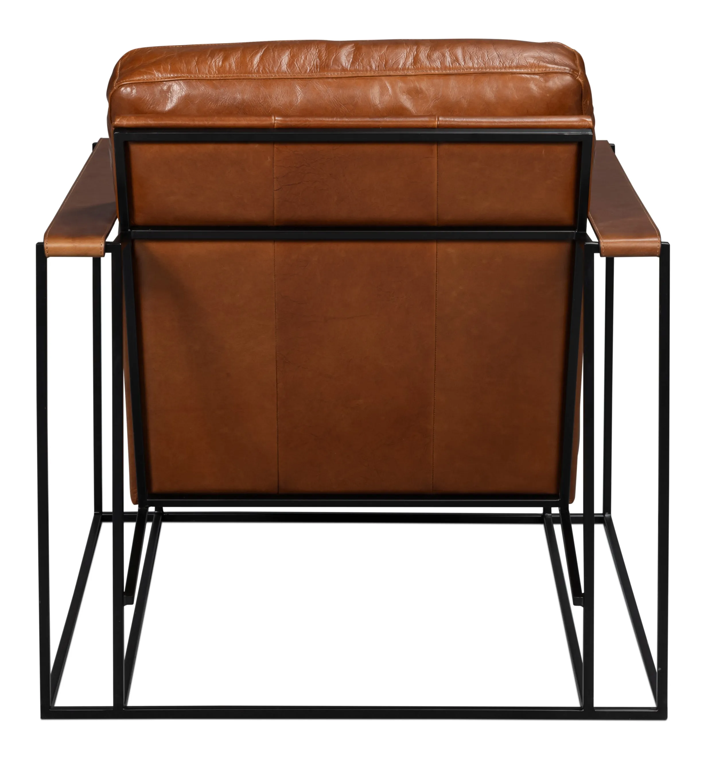 Sarreid - Oryan Chair  Havana Brown - Brown - Contemporary