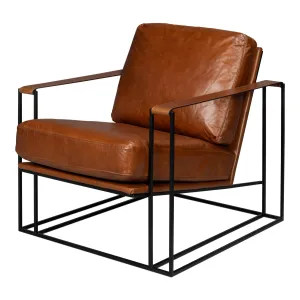 Sarreid - Oryan Chair  Havana Brown - Brown - Contemporary