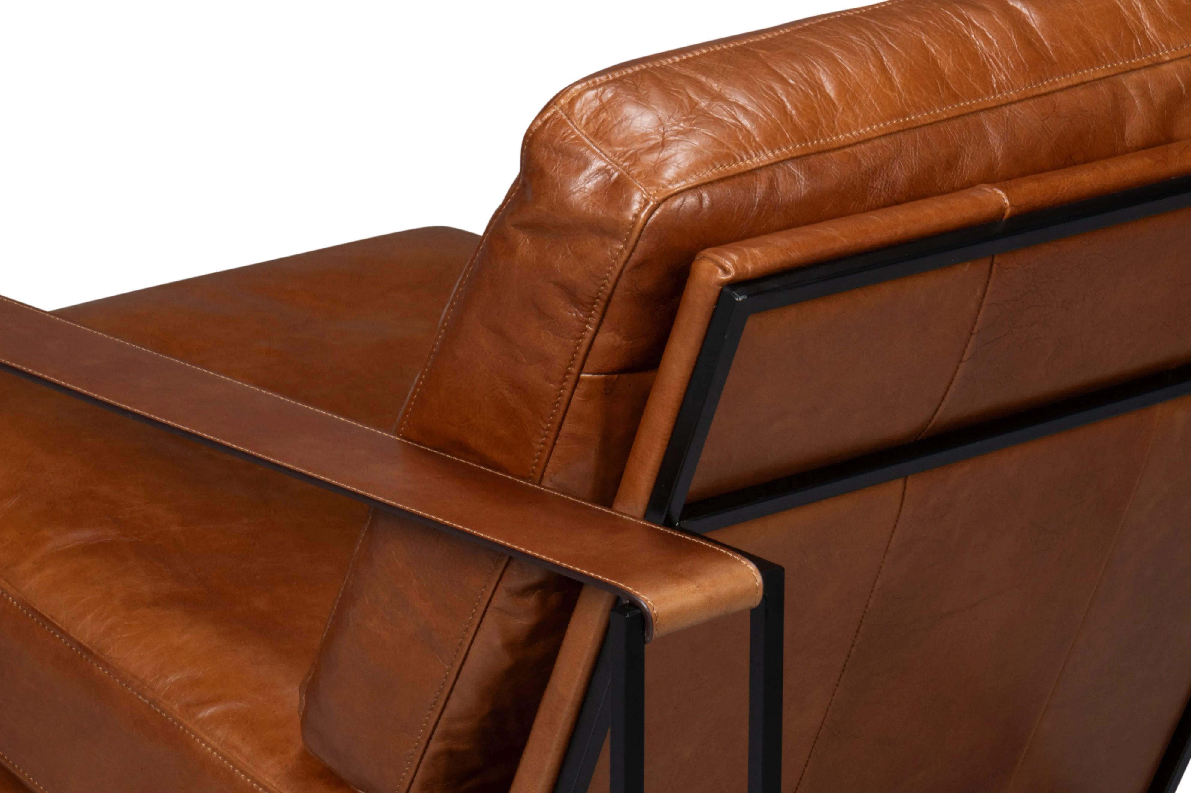 Sarreid - Oryan Chair  Havana Brown - Brown - Contemporary