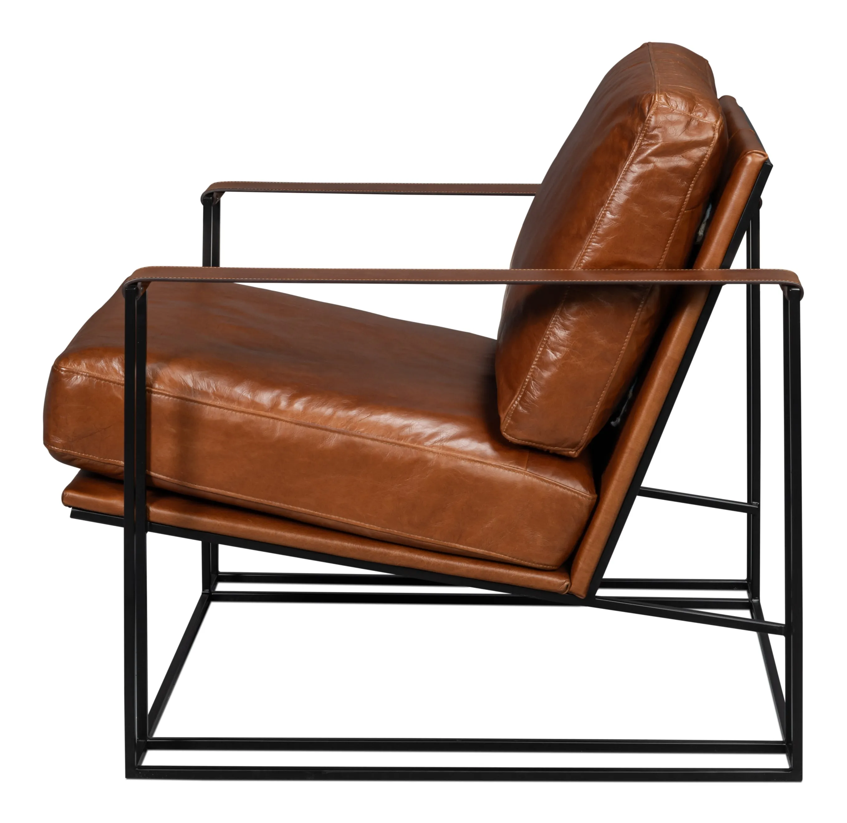 Sarreid - Oryan Chair  Havana Brown - Brown - Contemporary