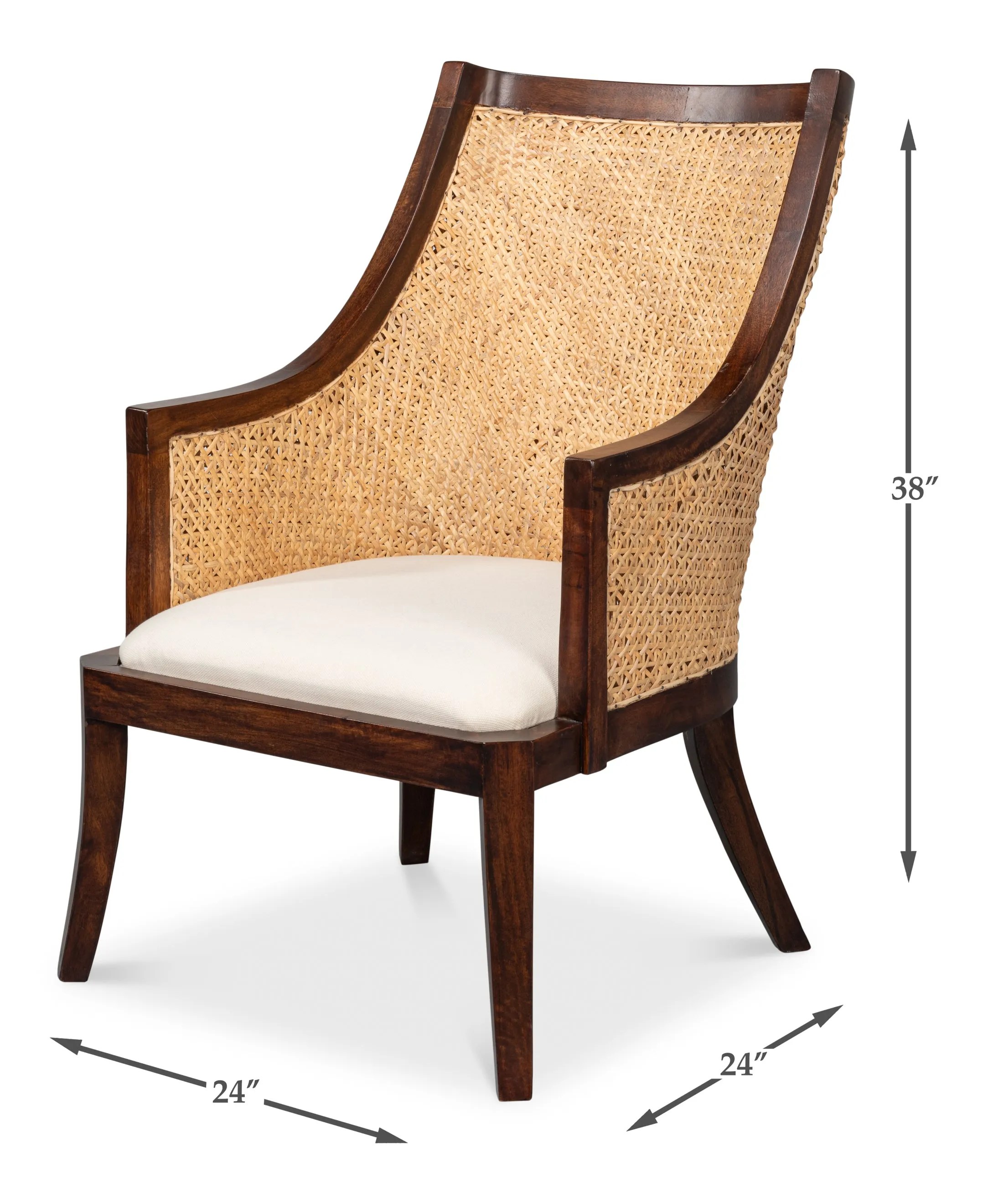 Sarreid - Pacora Lounge Chair - Brown - Traditional