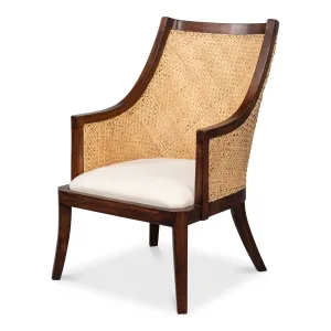 Sarreid - Pacora Lounge Chair - Brown - Traditional