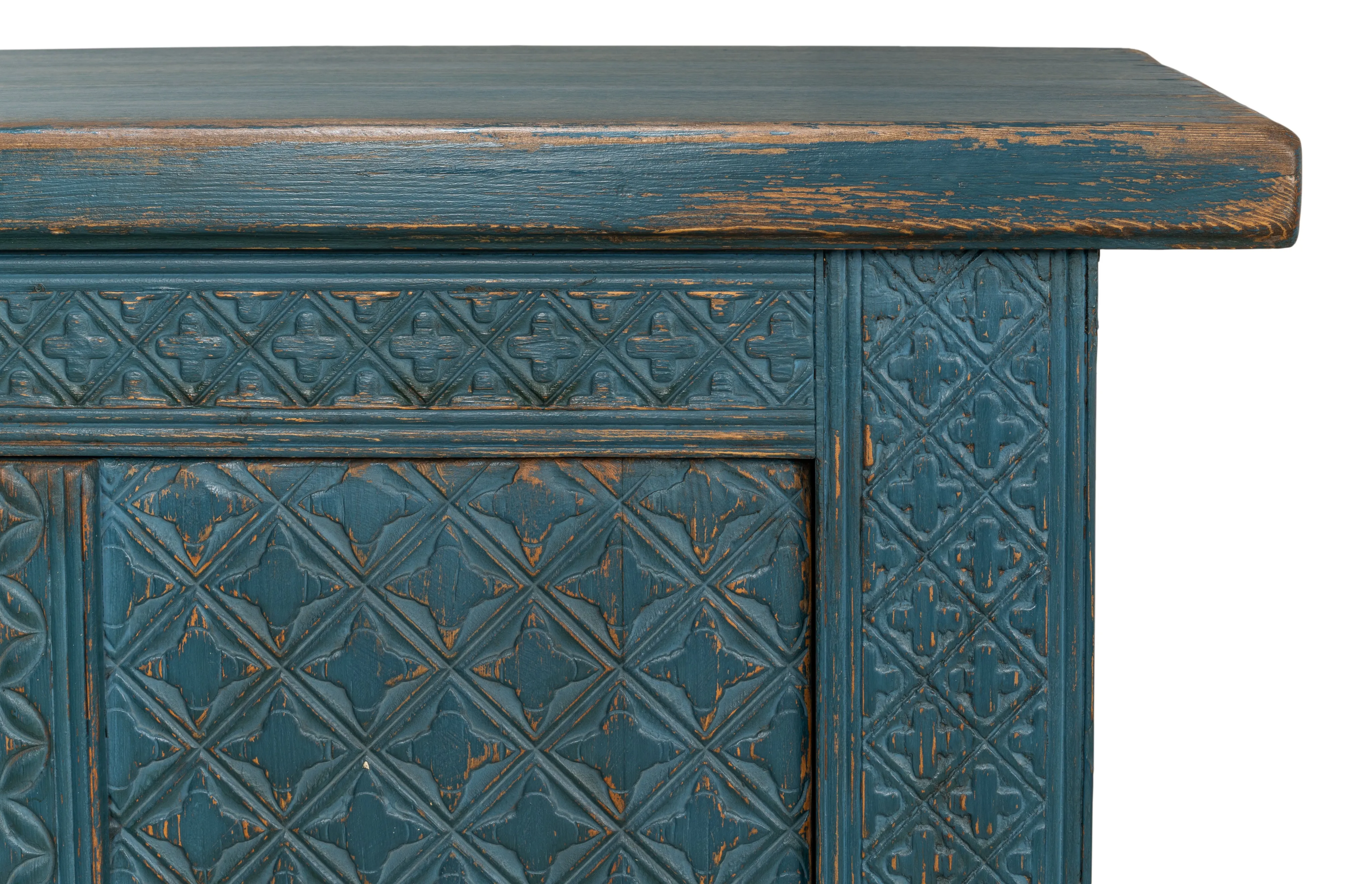 Sarreid - Persian Blue Sideboard - Blue - Vintage