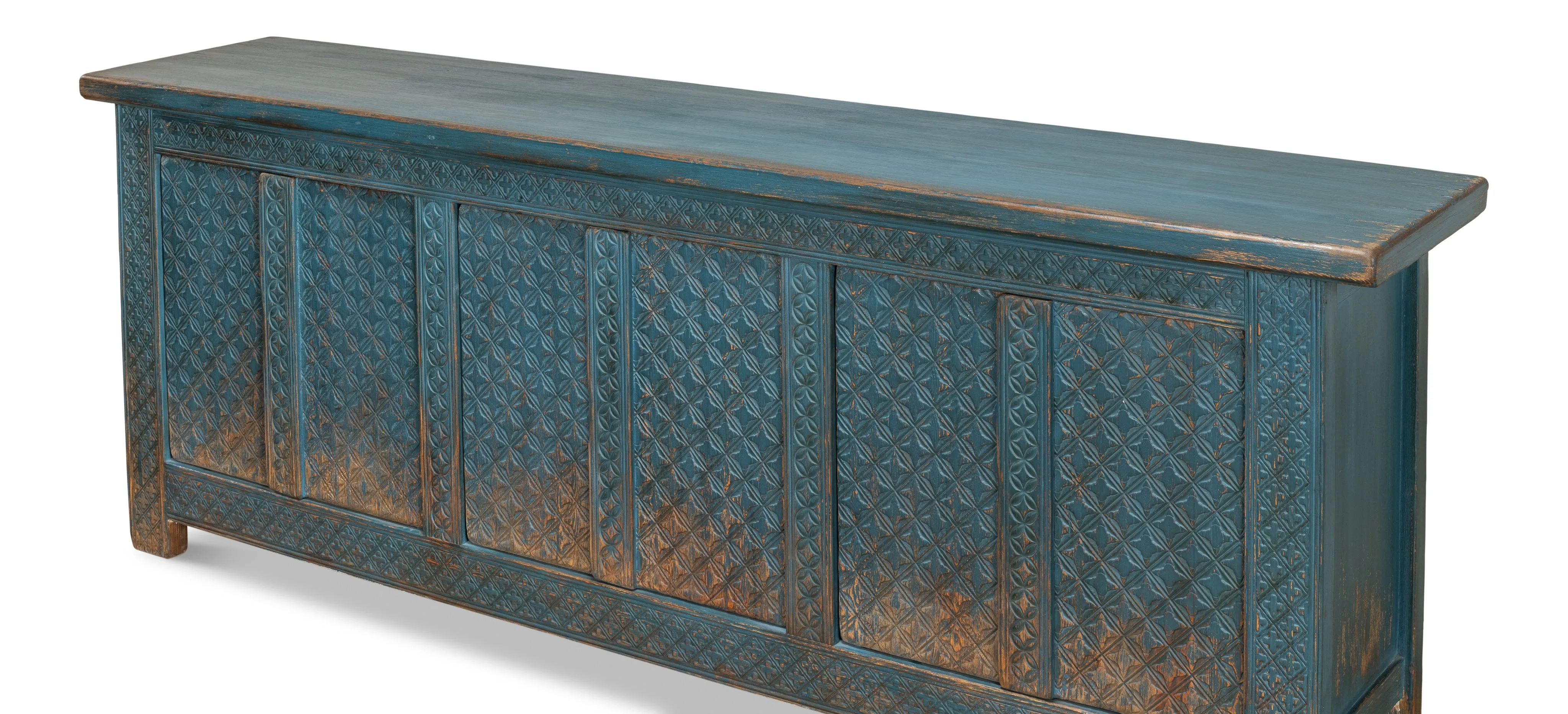 Sarreid - Persian Blue Sideboard - Blue - Vintage