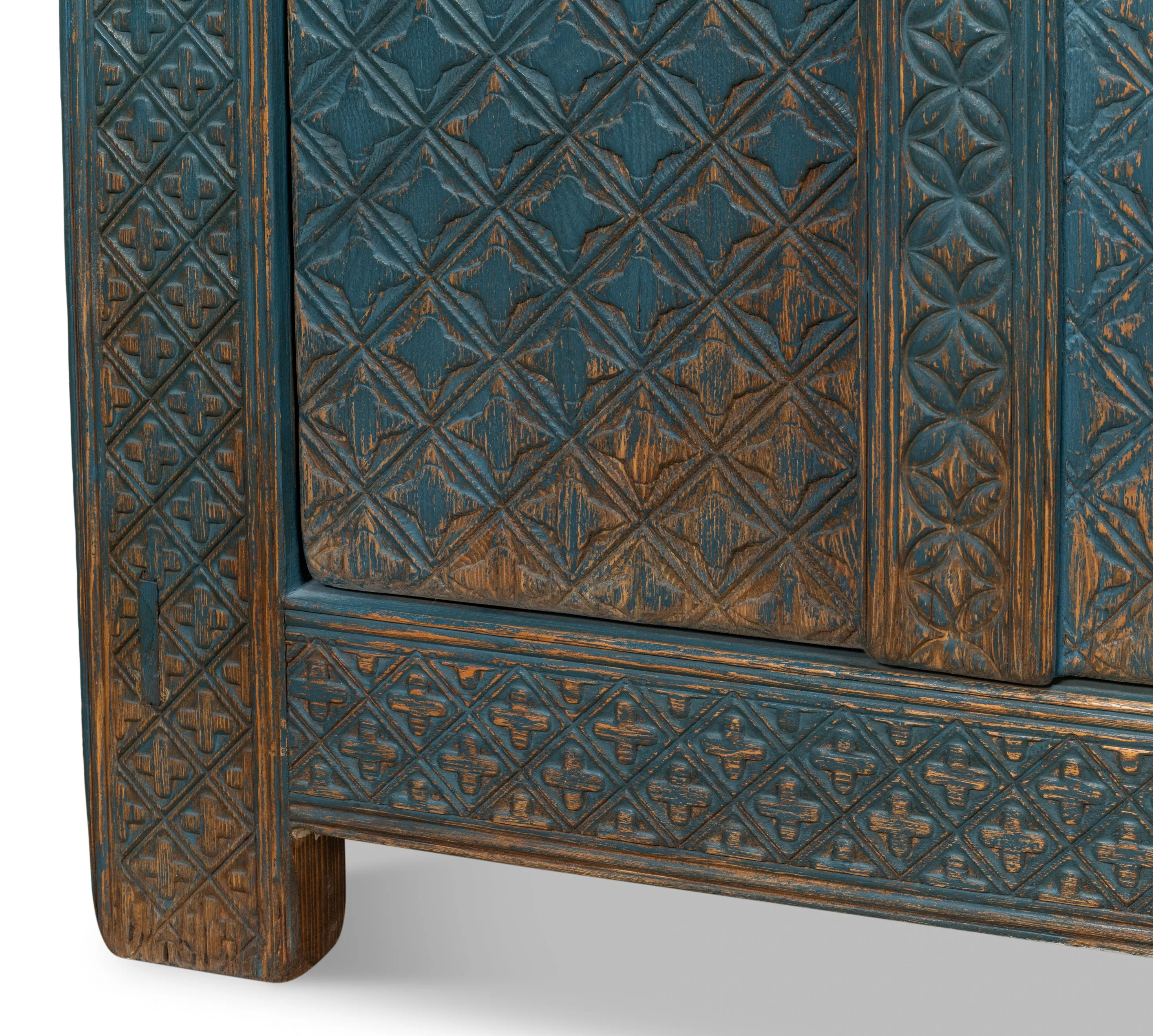 Sarreid - Persian Blue Sideboard - Blue - Vintage