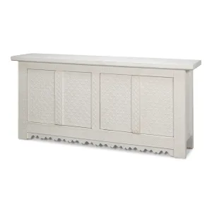 Sarreid - Persian Sideboard  Antique White - White - Eclectic