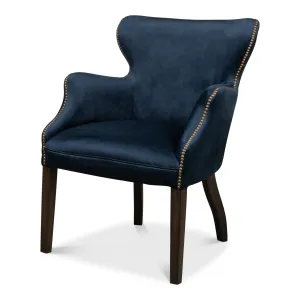 Sarreid - Princess Chair  Blue - Blue - Traditional