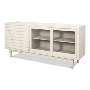 Sarreid - Reese Sideboard  Antique White - White - Transitional