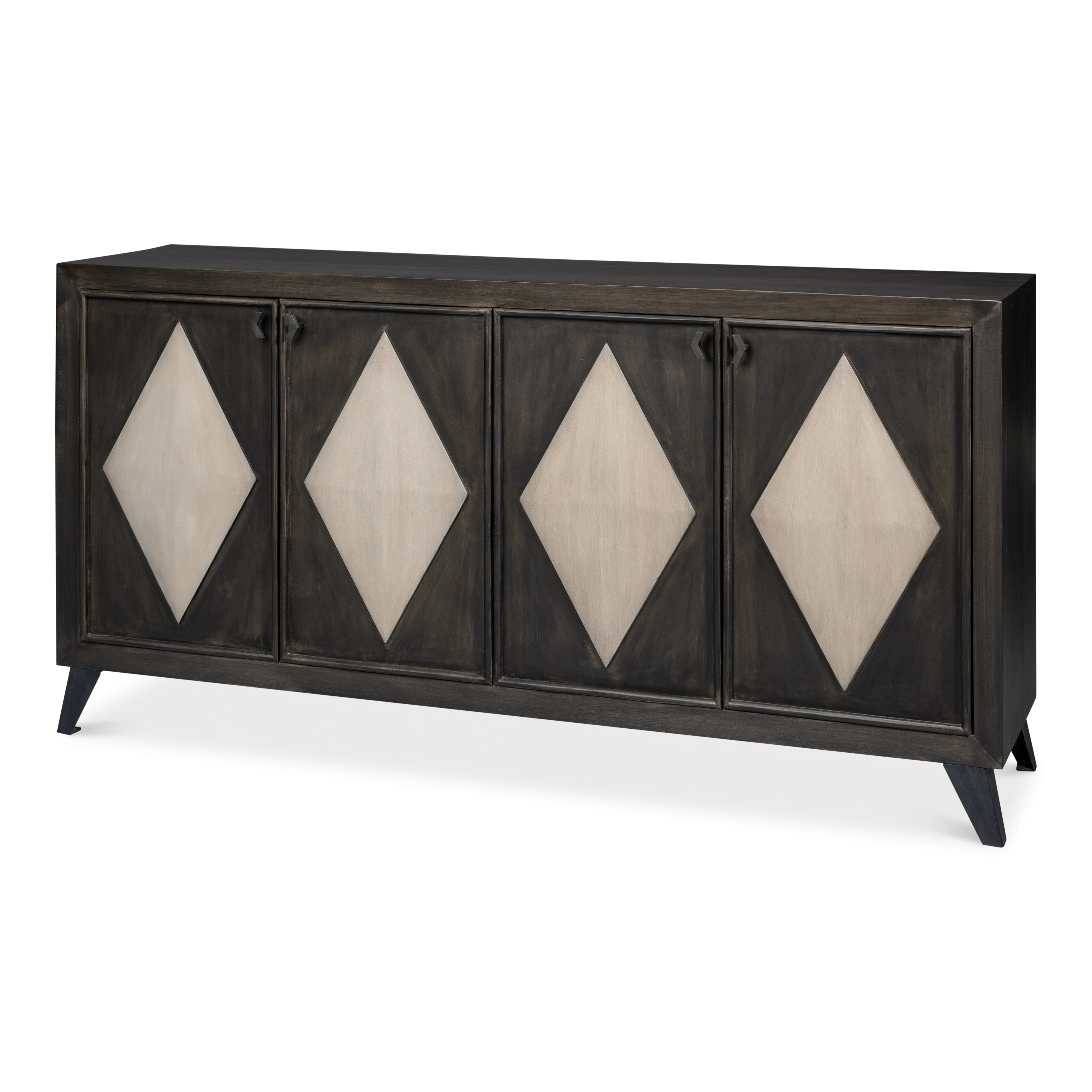 Sarreid - Selma 4 Door Sideboard - Grey - Traditional