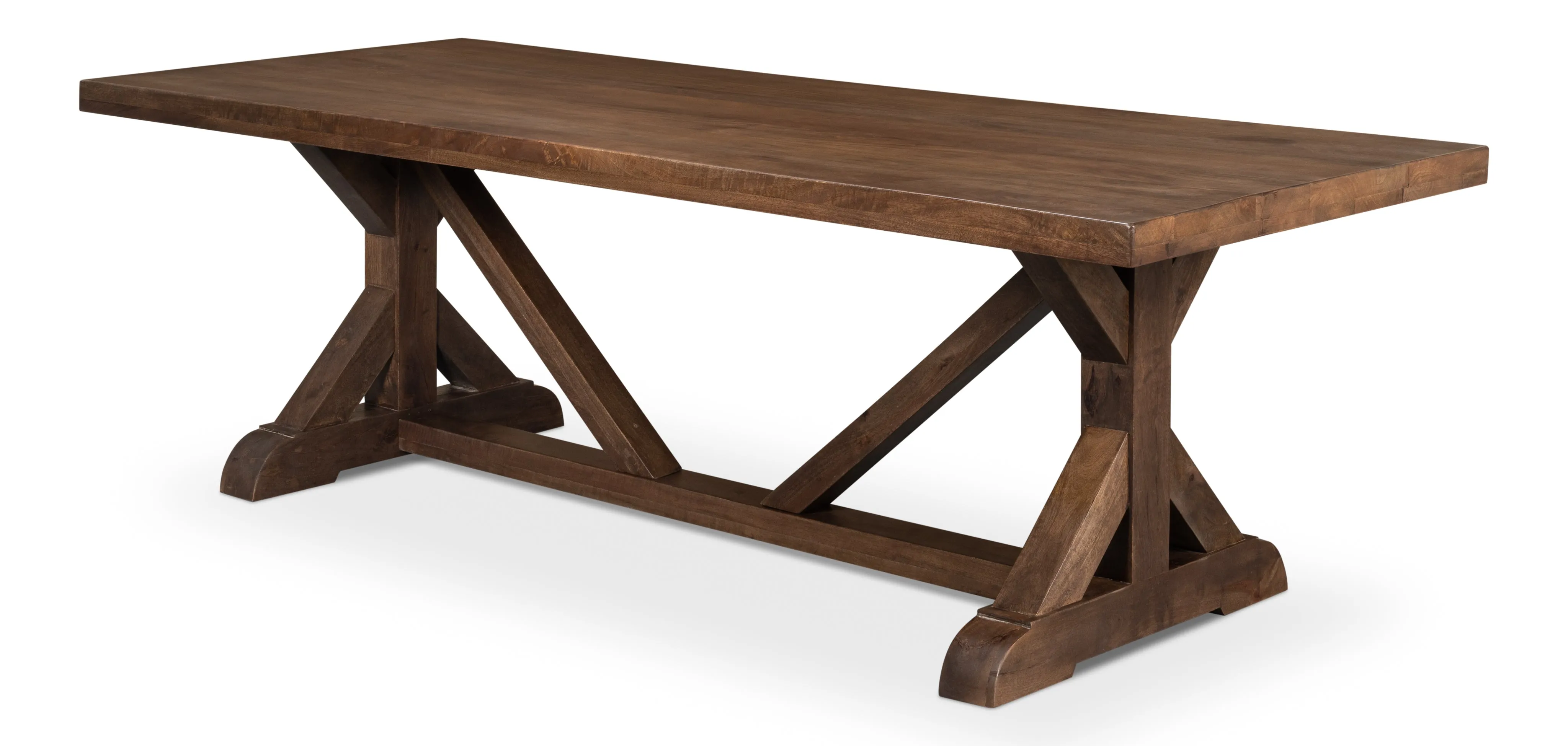 Sarreid - Silas Dining Table - Brown - Farmhouse