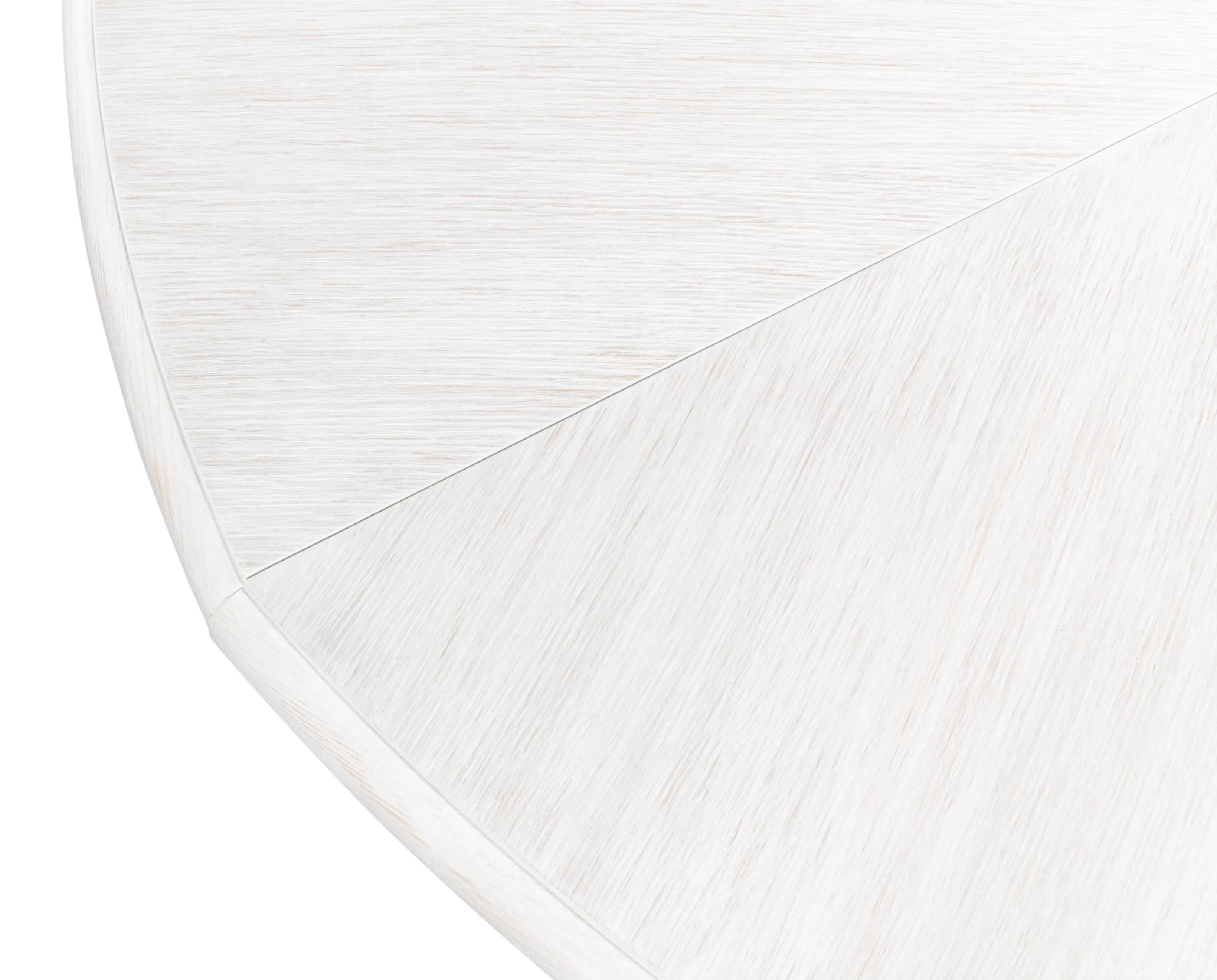 Sarreid - Soho Jupe Dining Table  Whitewash White - White - Contemporary