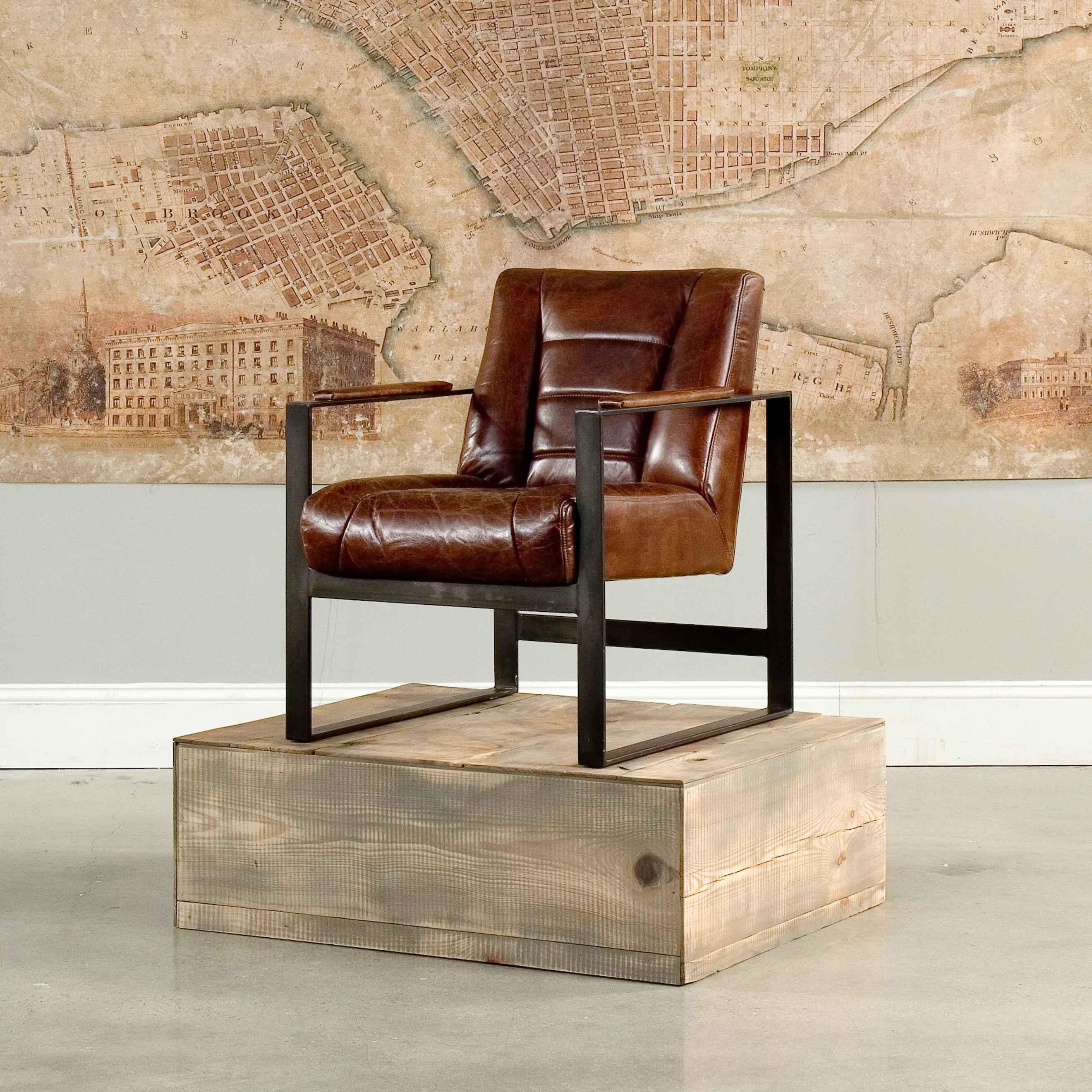 Sarreid - Stuttgart Chair - Brown - Contemporary