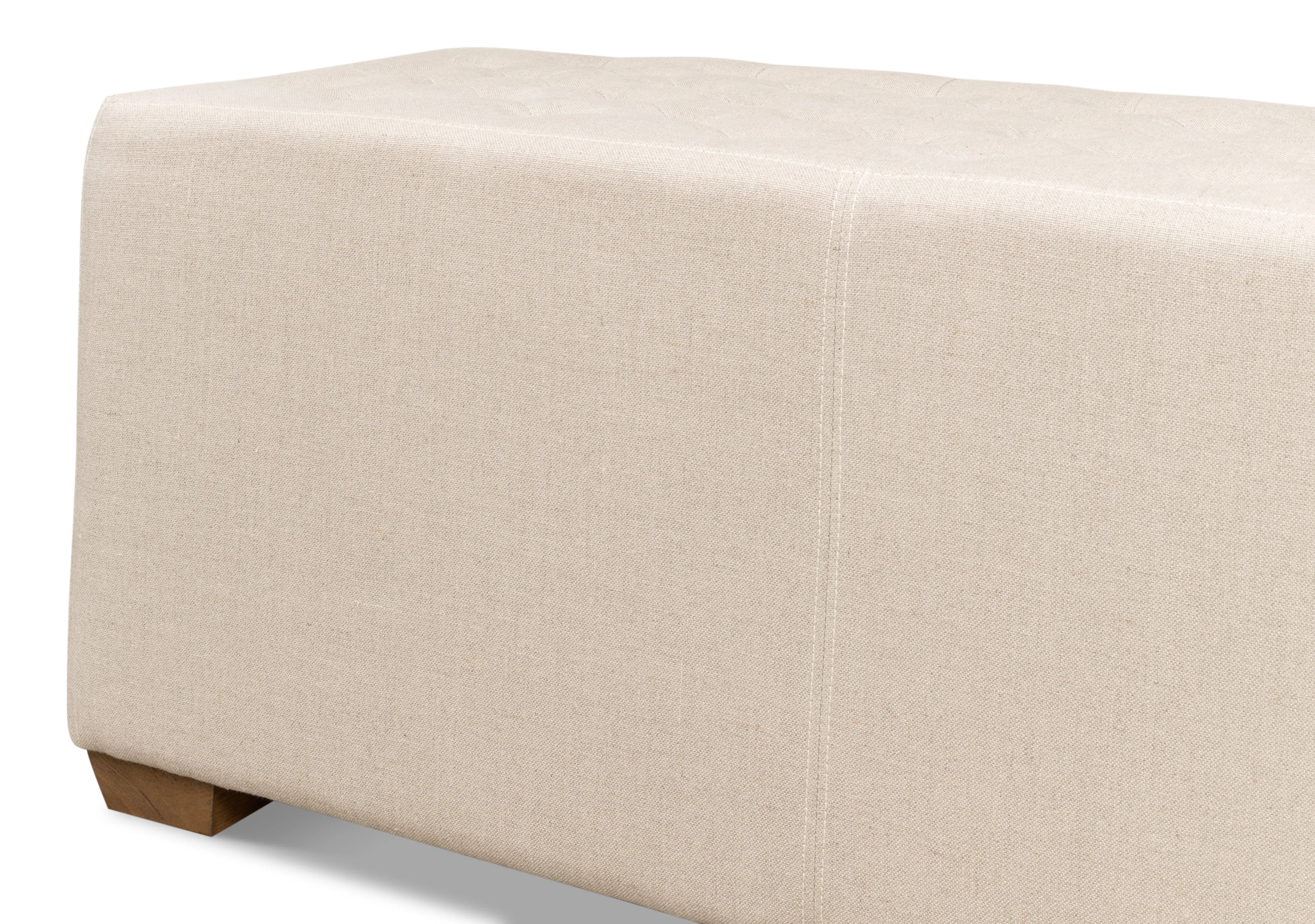 Sarreid - The 6 Foot Bench - Beige - Traditional