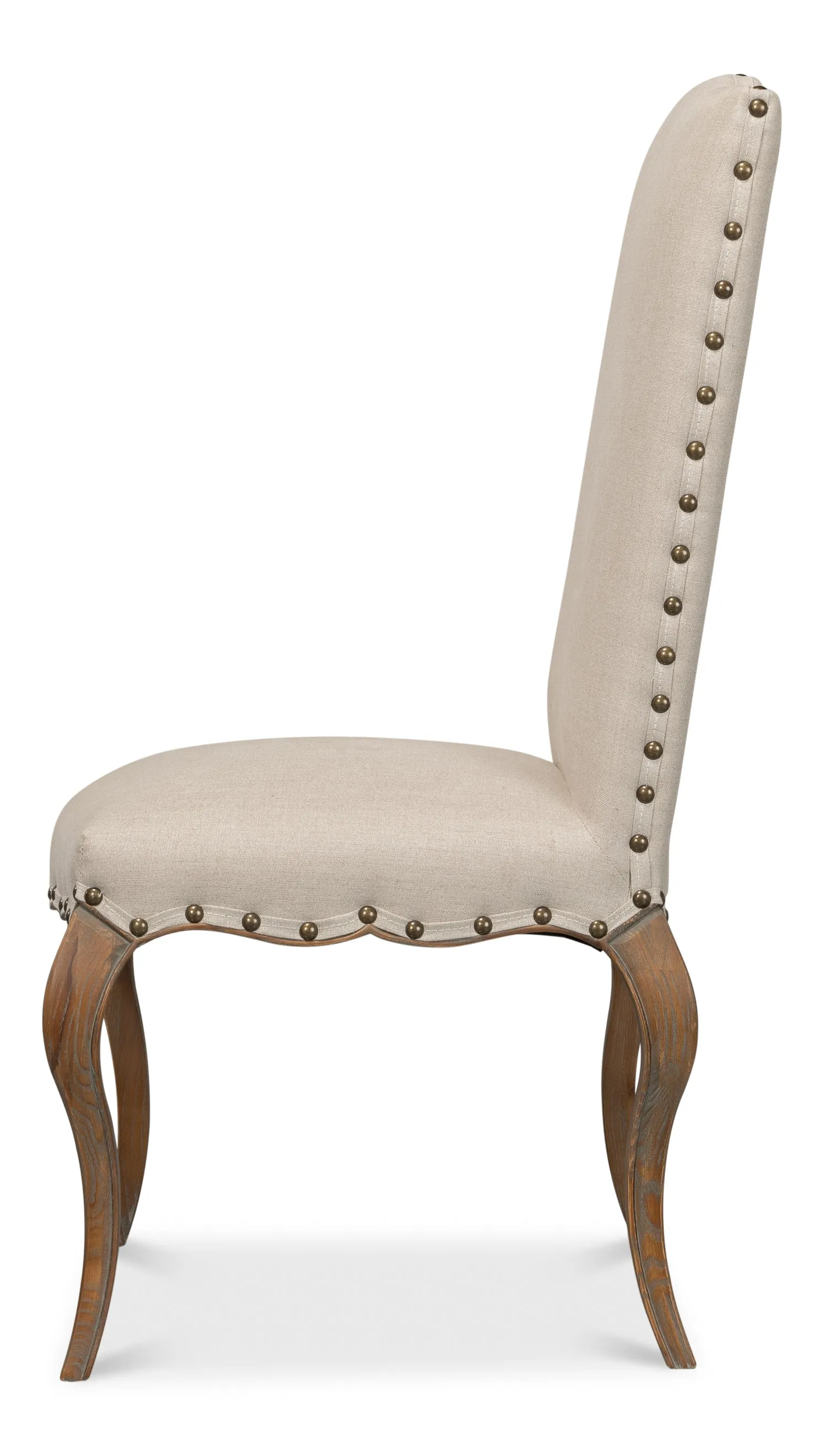 Sarreid - Thorne Side Chair  Beige - Beige - Traditional - set of 2