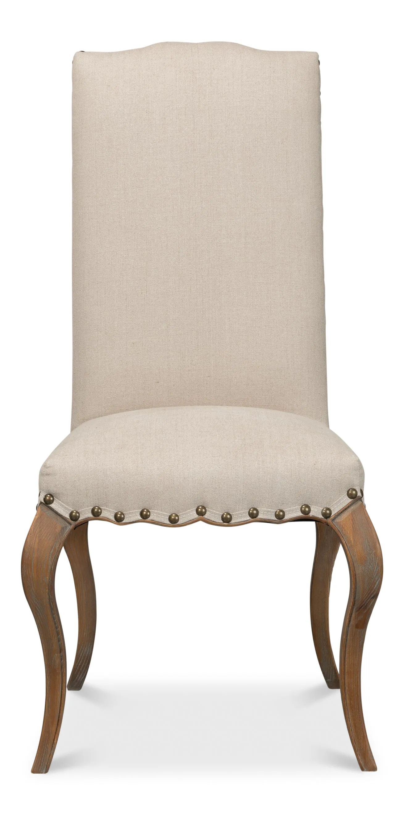 Sarreid - Thorne Side Chair  Beige - Beige - Traditional - set of 2