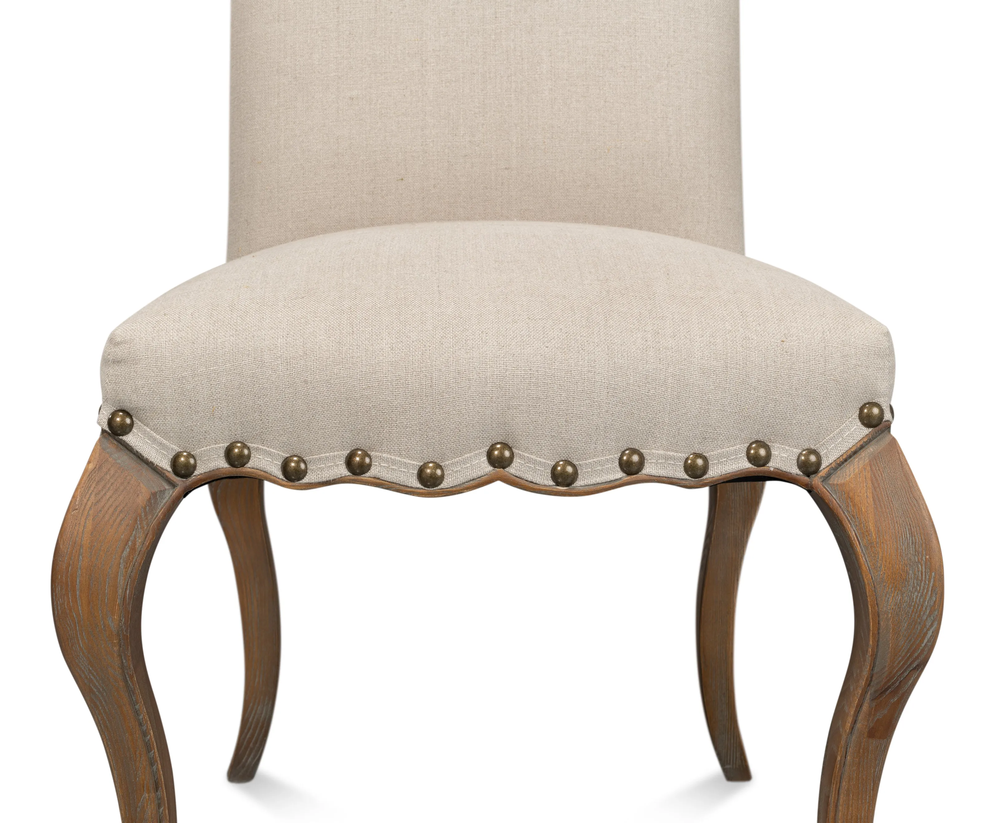 Sarreid - Thorne Side Chair  Beige - Beige - Traditional - set of 2