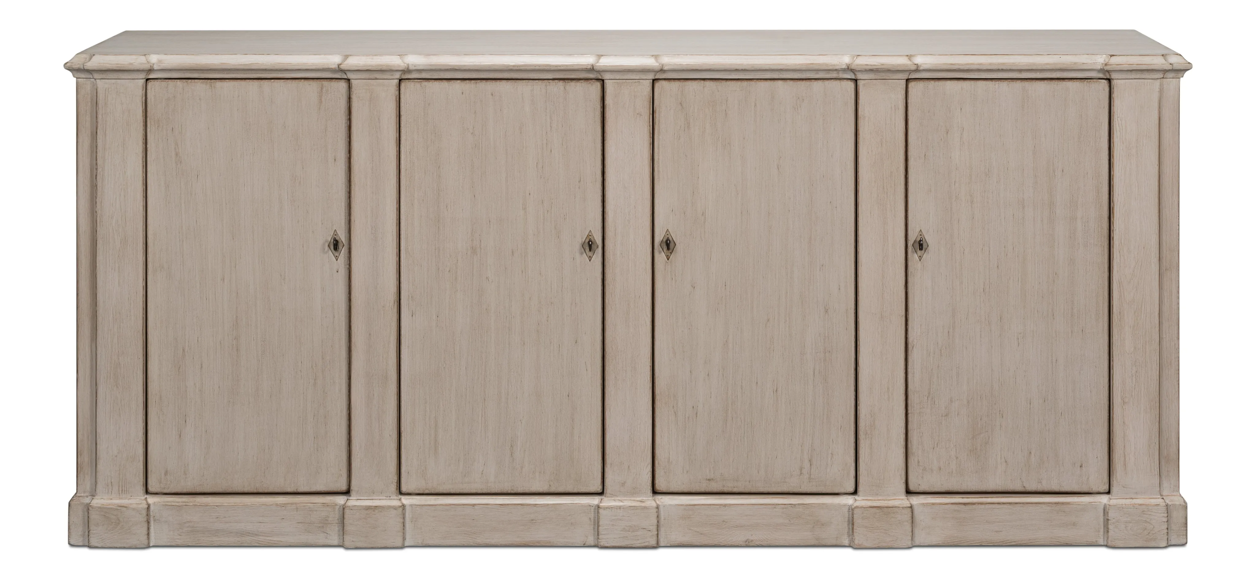 Sarreid - Villefranche Sideboard  Stone Grey - Grey - Traditional