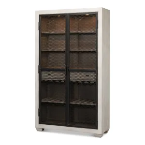 Sarreid - Vineyards Bar Cabinet - White - Traditional