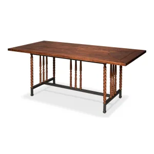 Sarreid - Vineyards Dining Table - Brown - Traditional