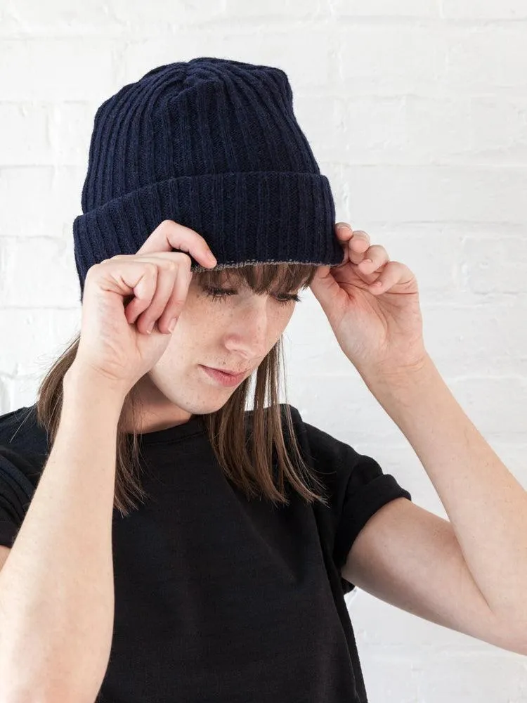 Sasawashi Beanie, Navy