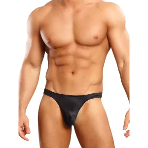 Satin Bong Thong Black S/M