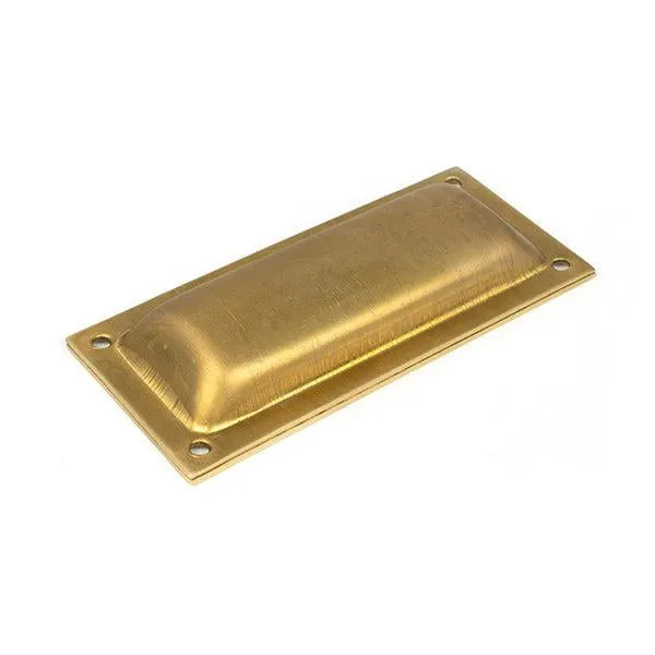 Satin Brass Flush Handle | From The Anvil