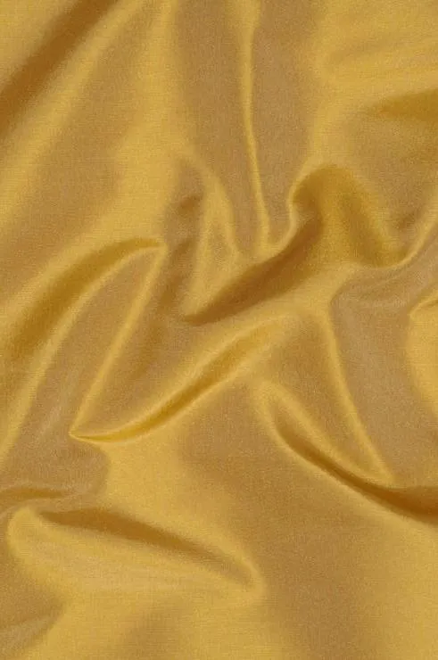 Satin Gold Taffeta Silk Fabric