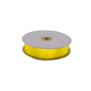 SATIN RIBBON YELLOW 25MMX50M