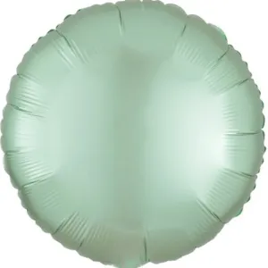 Satin Round Balloon - Mint