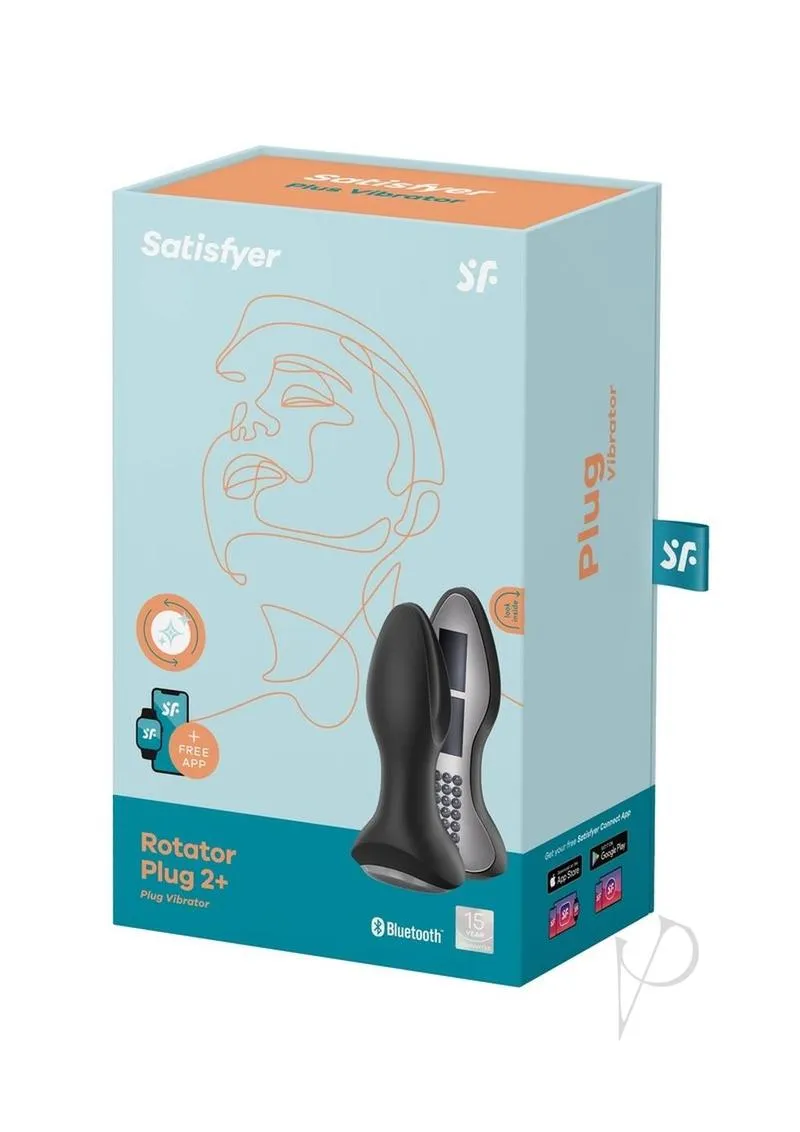 Satisfyer Rotator Plug 2 Plus Black