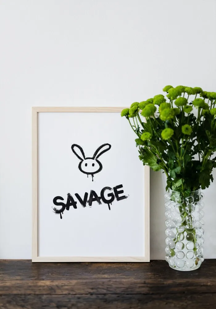 Savage Graffiti Wall Art INSTANT DOWNLOAD Art Print, Hip Hop Culture Poster, Urban Art Print, Hip Hop Lifestyle