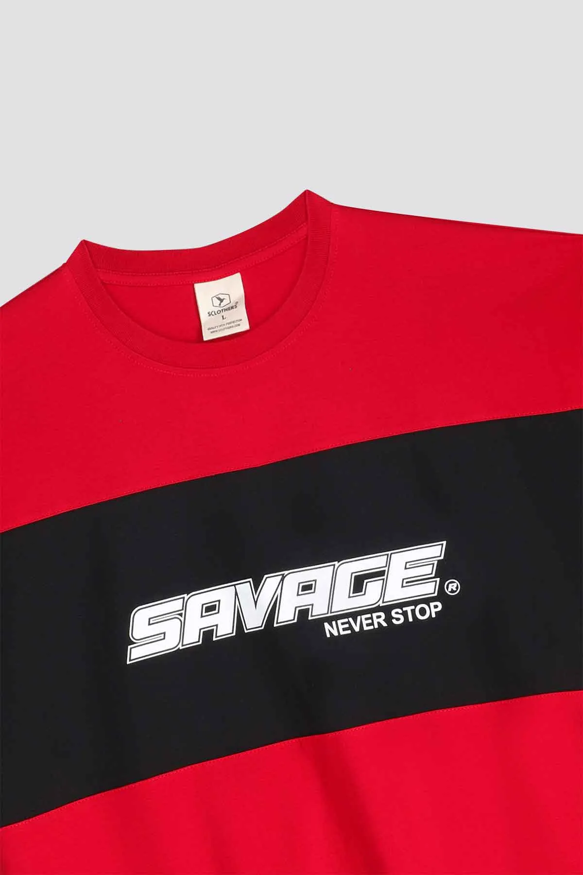 Savage Graphic Loose Fit T-Shirt (Plus size) - A24 - MT0338P