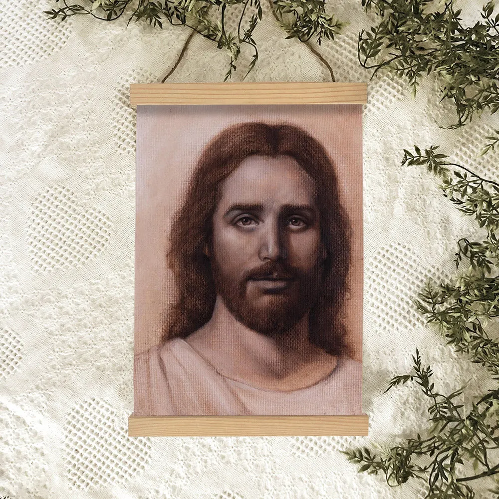 Savior And Friend Hanging Canvas Wall Art - Jesus Picture - Jesus Portrait Canvas - Religious Canvas