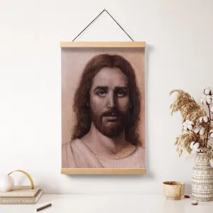 Savior And Friend Hanging Canvas Wall Art - Jesus Picture - Jesus Portrait Canvas - Religious Canvas