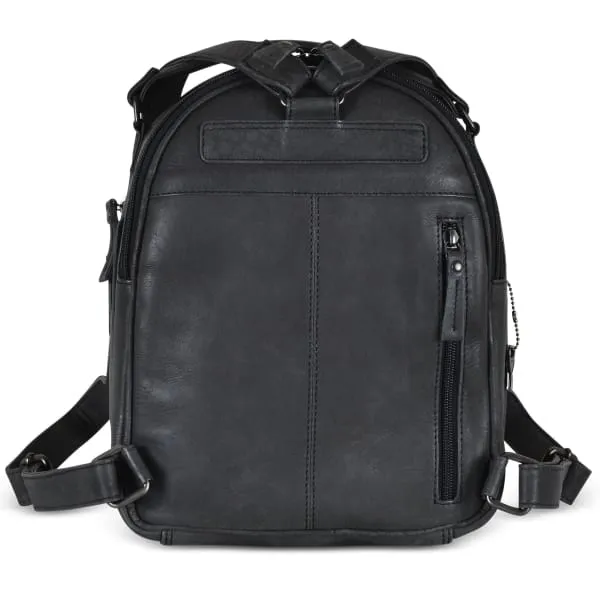 Sawyer Lockable Leather Backpack