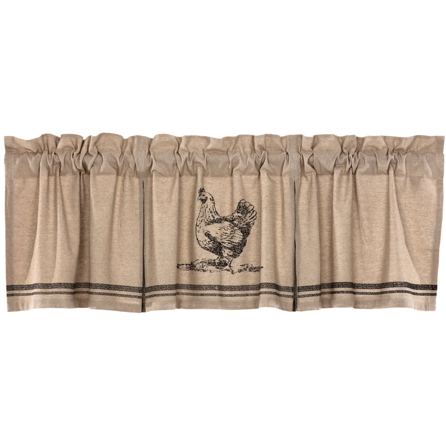 Sawyer Mill Chicken Valance Pleated