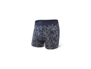 Saxx Men's Platinum Boxer - Open Fly/Navy Pathfinder