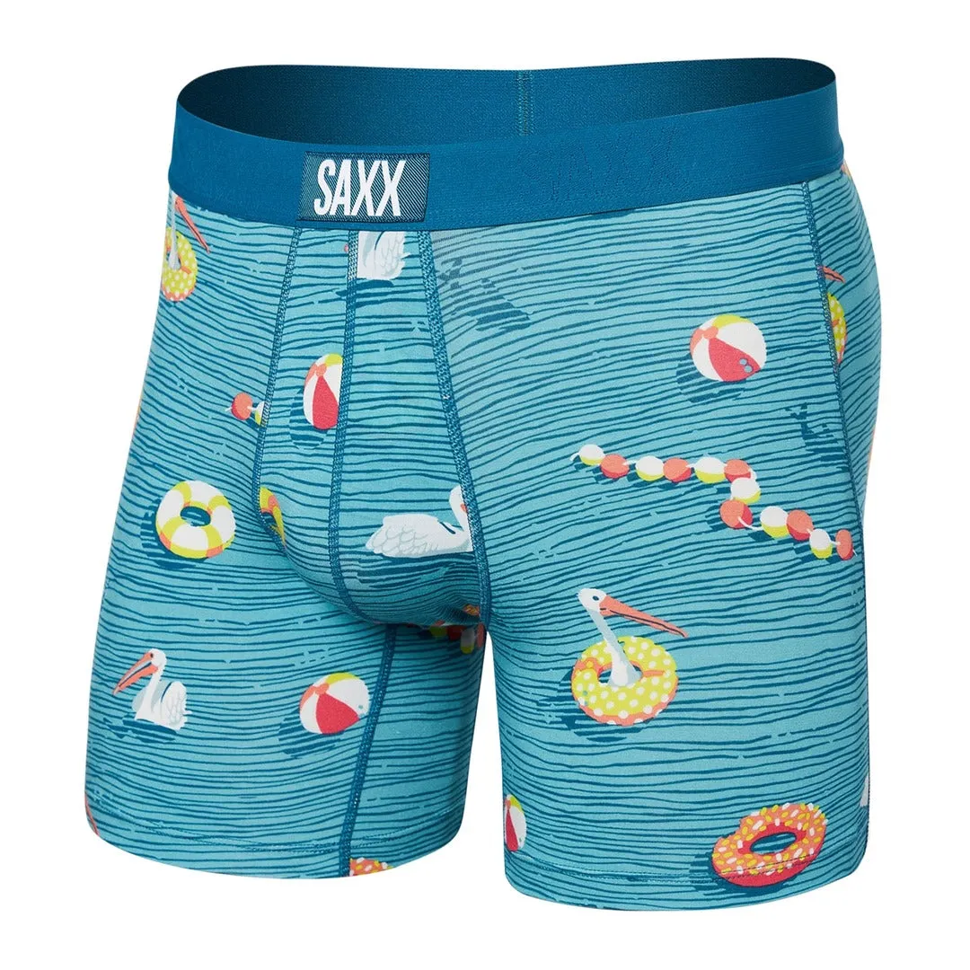 SAXX Men's Vibe Boxer Briefs Swimmers Sea Level