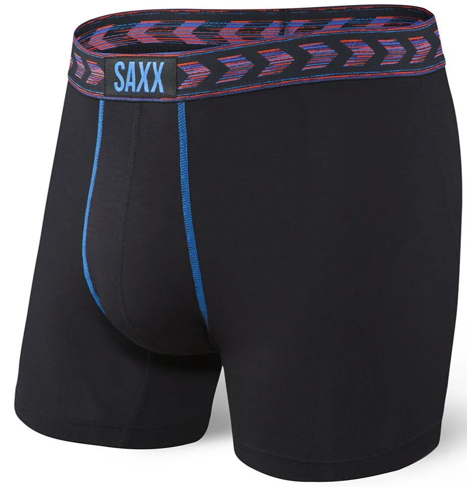 SAXX Vibe Boxer Brief Black Spacedye Chevron