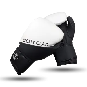 SC White Boxing Training Gloves