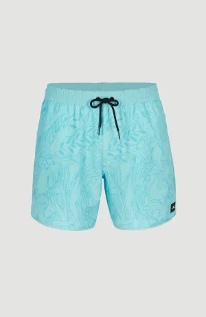 Scallop Ocean 16'' Swim Shorts | Blue Topaz Comic Seaweed