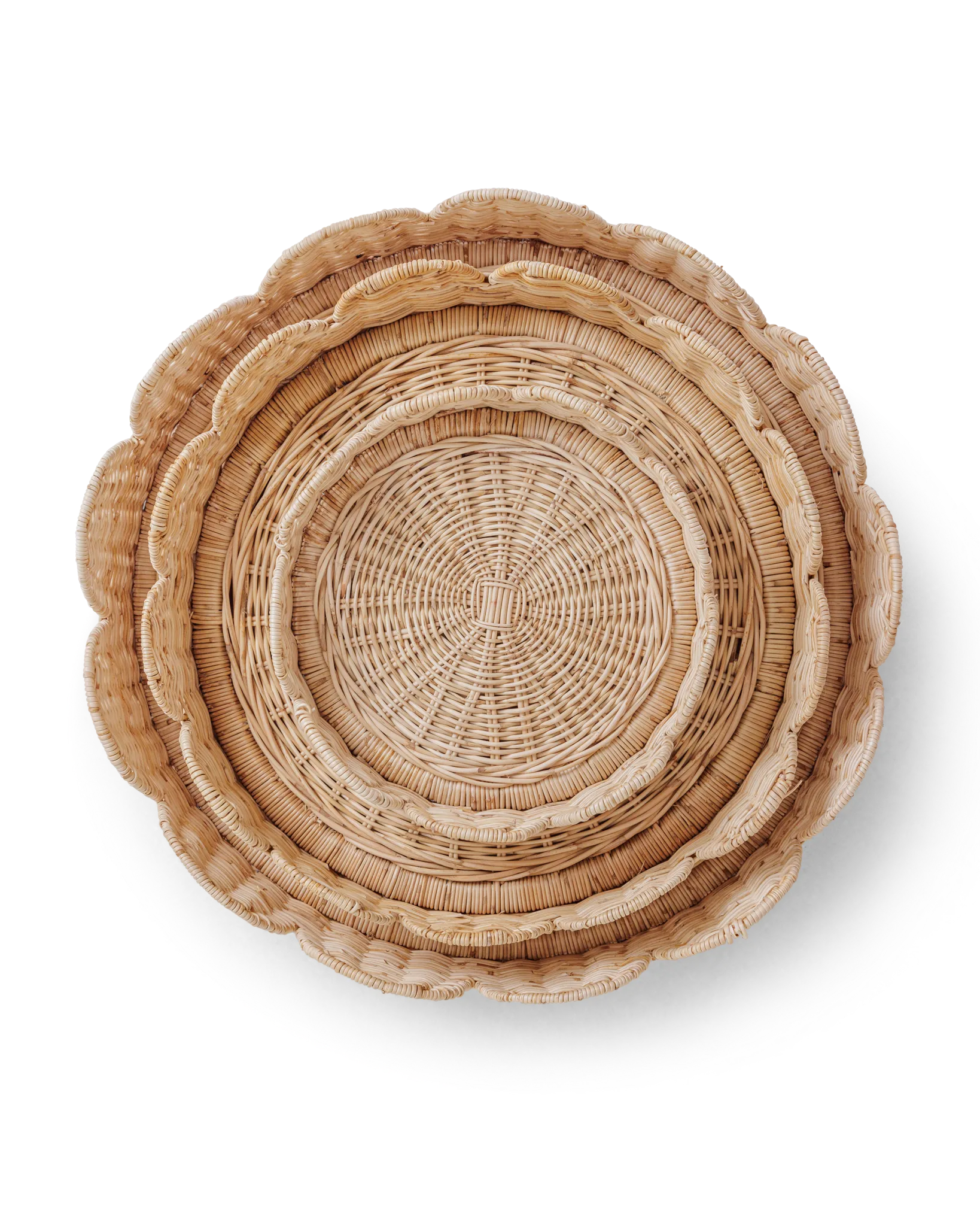 Scallop Round Tray