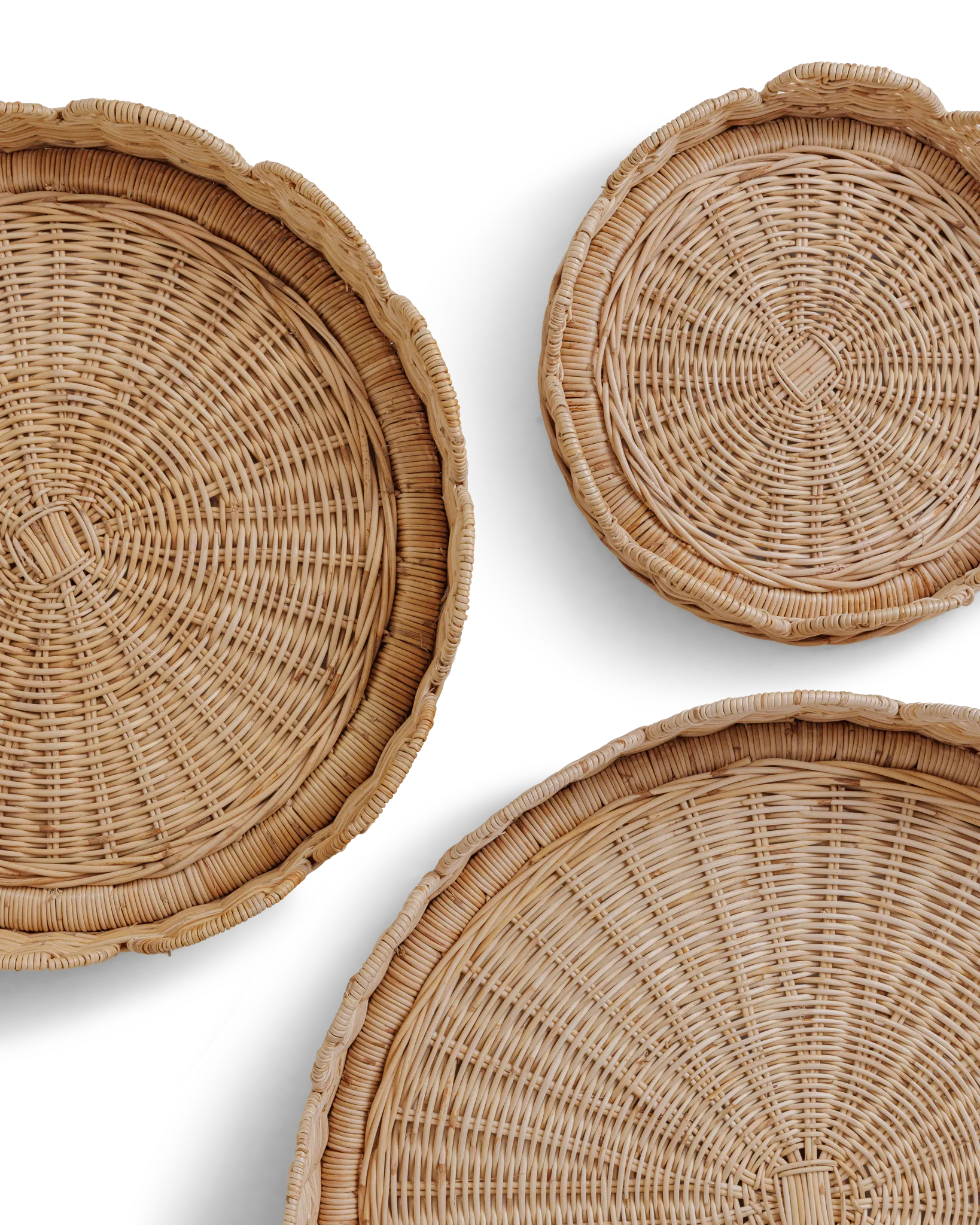 Scallop Round Tray