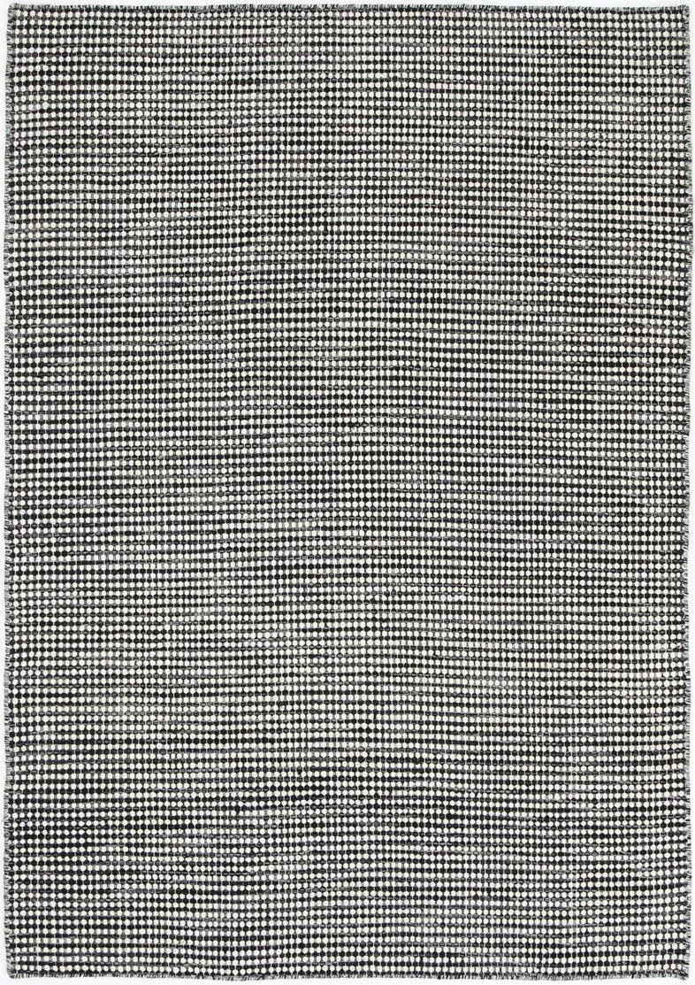 Scandi Charcoal Grey Reversible Wool Rug 200x290 cm