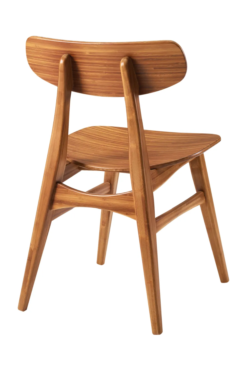 Scandinavian Bamboo Dining Chair (Set of 2) | Greenington Cassia